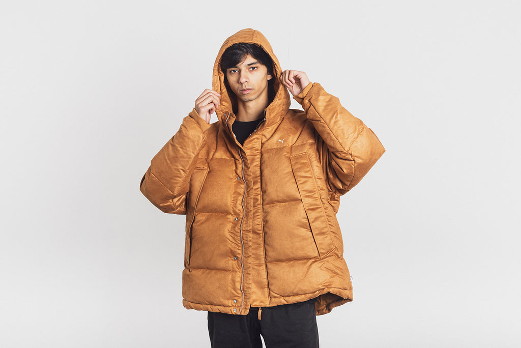 Puma MMQ Faux Leather Down Jacket 