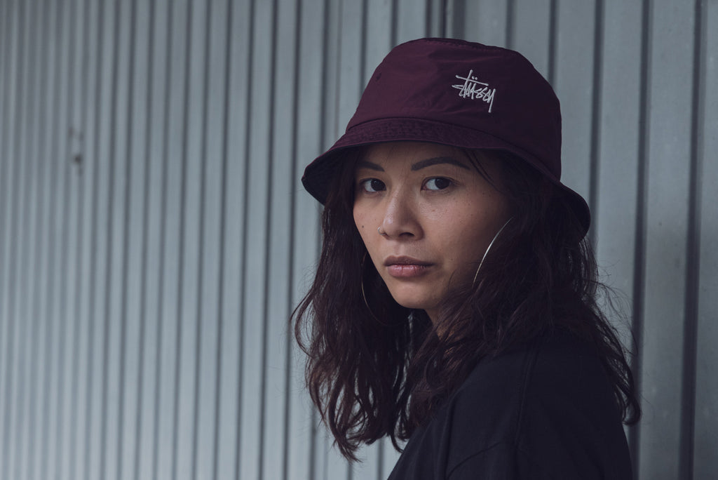Stussy Reversible Bucket Hat berry
