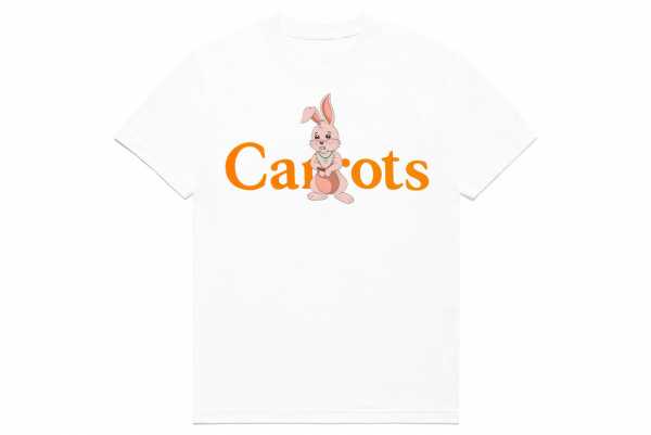 Carrots Cokane Rabbit Wordmark Tee white