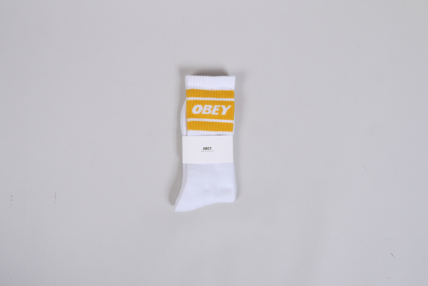 Obey Cooper II Socks weiß gold