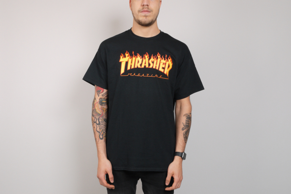 Thrasher Flame T-Shirt black