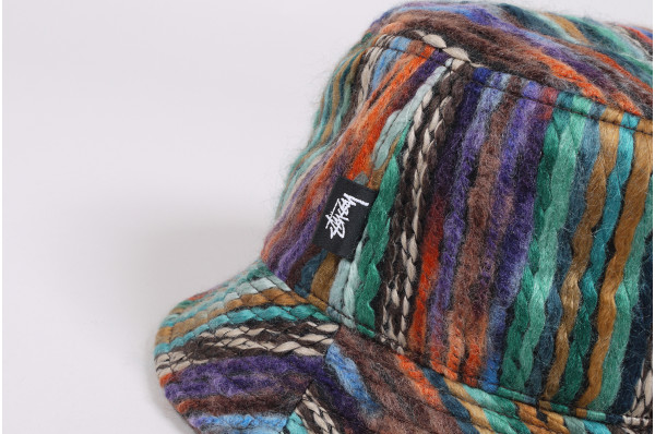 Mixed Yarn Stock Bucket Hat