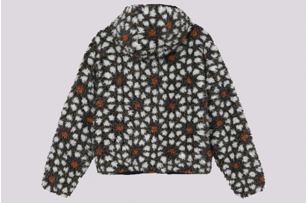 Pattern Sherpa Jacket