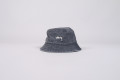Stussy Washed Stock Bucket Hat charcoal