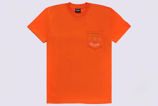 Carrots Circle Logo Pocket Tee orange