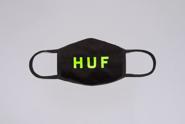 HUF OG Logo Face Mask schwarz