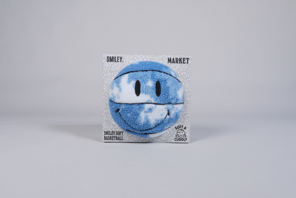 Market Smiley In the Clouds Plush Basketball 
