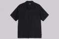 Stussy Diamond Jaquard Linen Shirt black